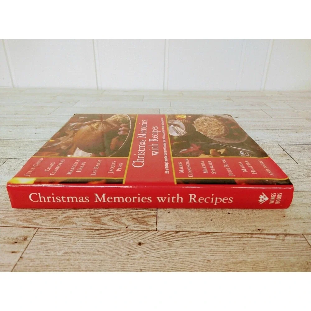 Christmas Memories with Recipes Cookbook Hardcover Book 1988‎